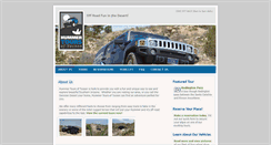 Desktop Screenshot of hummertoursoftucson.com