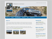 Tablet Screenshot of hummertoursoftucson.com